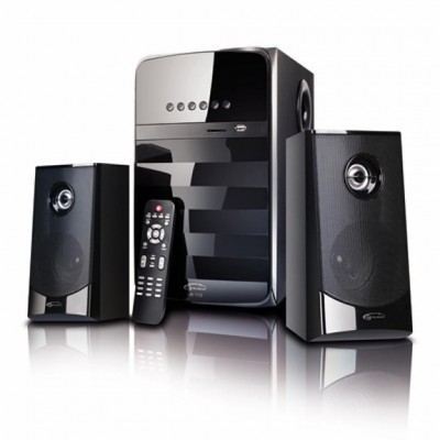 Акустична система Gemix  SB-110 black чорний, деревина (MDF), 50Вт +18 Вт * 2, USB, SD-card SB110black