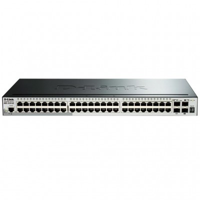 Комутатор D-Link DGS-1510-52X 48x1GE, 4xSFP+, стекируемый, SmartPro