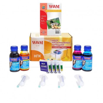 Комплект перезаправних картриджів Epson  WWM C91/ CX4300/ T26/ 27/ TX106/ 109 ELECTRA (RC.T092NU) RC.T092NU