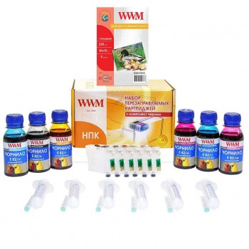 Комплект перезаправних картриджів Epson  WWM R270/ 615/ T50/ 59/ TX700W/ TX710W (RC.T082T) RC.T082T