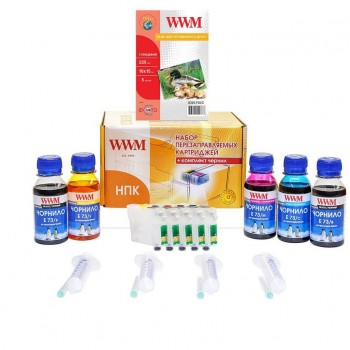 Комплект перезаправних картриджів Epson  WWM St Office BX320FW (RC.T129H) RC.T129H