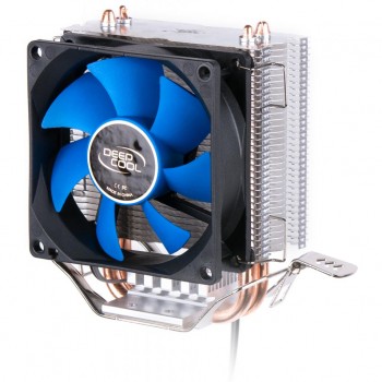 Кулер універсальний Deepcool ICEEDGE MINI FS 1151/775/1155/1156/AM2/AMA/M2+, 23.4Дб, алюміній, 2 теплові трубки 3 pin.