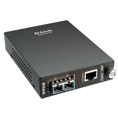 Медіаконвертер D-Link DMC-700SC 1000BaseTX-BaseSX Fiber (550м)