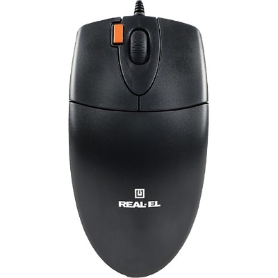 Миша REAL-EL RM-220 Black USB  