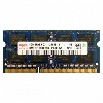 Память для ноутбуков SO-DIMM 4GB/1600 DDR3 Hynix (HMT351S6CFR8C-PB)
