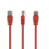 Патч-корд UTP 5e  1.5м  Cablexpert (PP12-1.5R) литой, 50u "штекер с защелкой, 1.5 м, червоний
