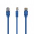 Патч-корд UTP 5e  3m  Cablexpert (PP12-3M/B)