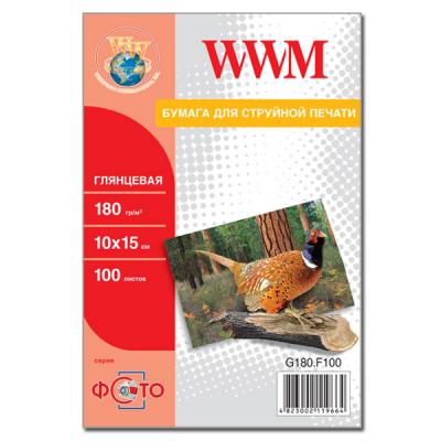 Фотобумага WWM, глянец 150g, 10x15*100 G180.F100