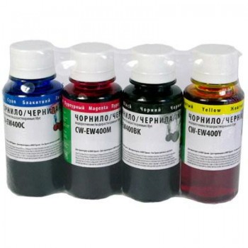Чернила Epson  ColorWay SC 67/ 87/ 79 CX3xxx-6xxx (4х100мл) BK/ С/ M/ Y (CW-EW400SET01) 4*100 г CWEW400SET01