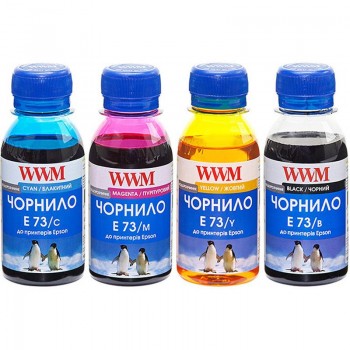Чернила Epson  WWM C79/ 91/ .../ B/ C/ M/ Y SET (E73SET-2) 4*100 г E73SET2