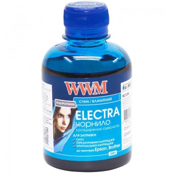Чорнило EPSON WWM UNIVERSAL ELECTRA Cyan (EU/C) 200 г G222021