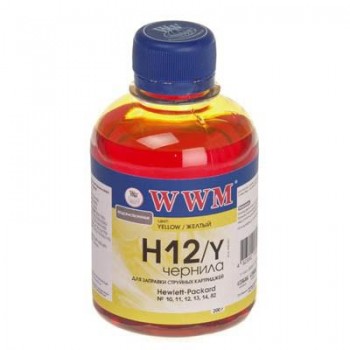 Чернила HP  WWM №10/ 11/ 12/ 13/ 14/ 82 (Yellow) (H12/ Y) 200 г H12/Y