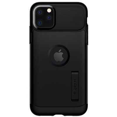 Чехол iPhone 11 Pro Slim Armor, Black (077CS27099) Spigen