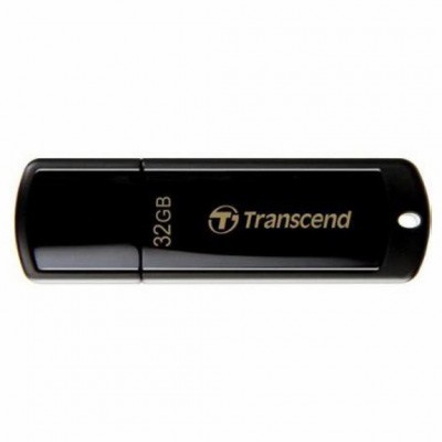USB флеш 32Gb Transcend JetFlash 350 (TS32GJF350) 32 Гбайта, пластик, чорний