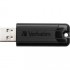 USB флеш 64GB PinStripe Black USB 3.0 Verbatim (49318)