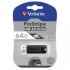 USB флеш 64GB PinStripe Black USB 3.0 Verbatim (49318)