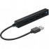USB-хаб Speedlink SNAPPY SLIM USB Hub, 4-Port, USB 2.0, Passive, Bla (SL-140000-BK)