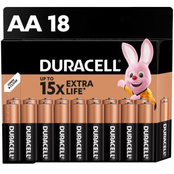 Батарейка AA Duracell MN1500 LR06 * 18 (81422449 / 6081687) Alkaline цена за 1 батарейку