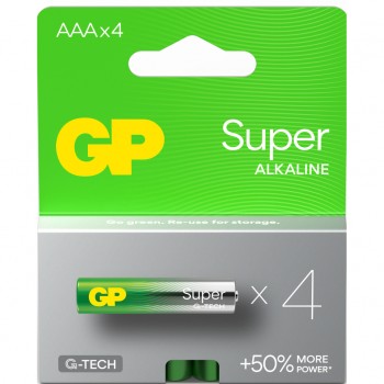 Батарейка AAA GP AAA LR3 alcaline * 4 (24A-U4)