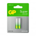 Батарейка AAA GP AAA LR3 Ultra alcaline * 2 (24AU-U2/24AU-UE2/GP24AUP-UE2)