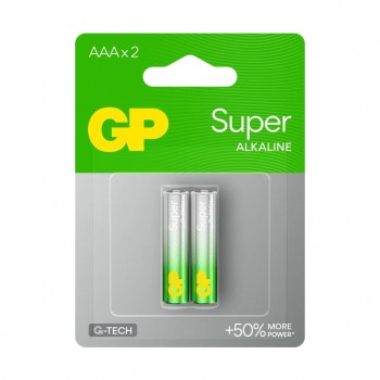 Батарейка AAA GP AAA LR3 Ultra alcaline * 2 (24AU-U2/24AU-UE2/GP24AUP-UE2)