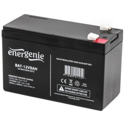 Батарея для ДБЖ EnerGenie 12В 8 Ач (BAT-12V8AH)