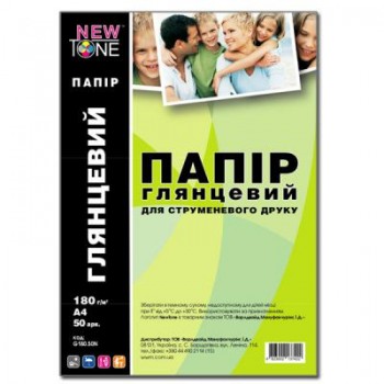 Бумага A4  WWM NewTone глянц 180gr (50л) G180.50N