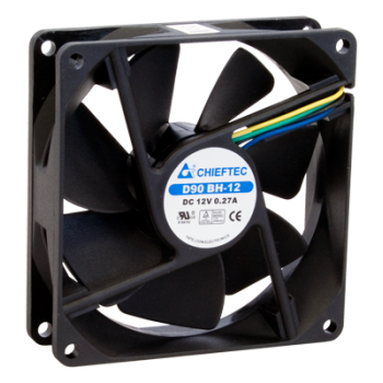Вентилятор  90мм CHIEFTEC Thermal Killer AF-0925PWM,90мм,2600 об/мин,4pin PWM/Molex,33dBa AF0925PWM