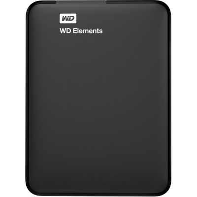 Жорсткий диск 2.5" USB 1.0Tb WD Elements Black (WDBUZG0010BBK-WESN)
