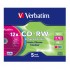 Диск CD-RW Verbatim 700Mb 12X SlimBox 5шт Color (43167)