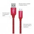 Кабель USB 2.0 AM to Micro 5P 2.0m ColorWay (2.4А), 2м Red (CW-CBUM009-RD)