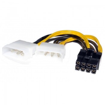 Кабель живлення для підключення відеокарти Atcom (8604) 8pin-2molex (Video power)