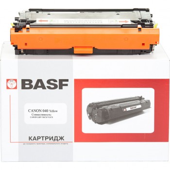 Картридж Canon 040Y 0454C001 Yellow (KT-040Y) BASF