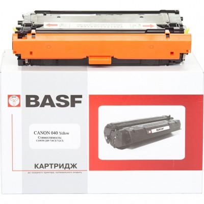 Картридж Canon 040Y 0454C001 Yellow (KT-040Y) BASF