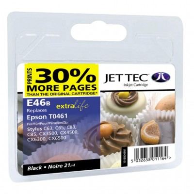 Картридж Epson Stylus C63/C65/C83 Black (110E004601) Jet Tec