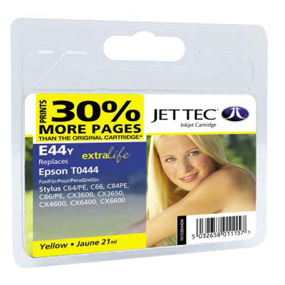 Картридж Epson Stylus C64/C84 Yellow (110E004404) Jet Tec