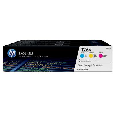 Картридж HP  LJ 126A CYM CP1025/CP1025nw/M175a/ M175nw (CE311A,CE312A,CE313A) Tri-Pack CF341A