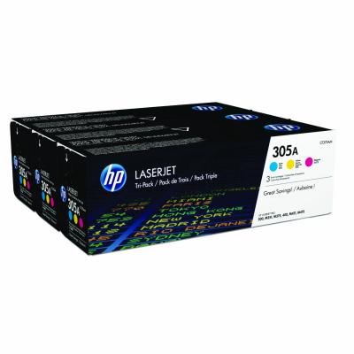 Картридж HP LJ 305A CYM M351/M451/M375/M475 (CE411A, CE412A, CE413A) Tri-Pack CF370AM