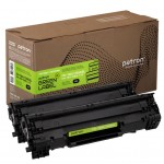 Картридж HP LJ CE278A/CANON 728 GREEN Label (DUAL PACK) (PN-85A/725DGL) PATRON