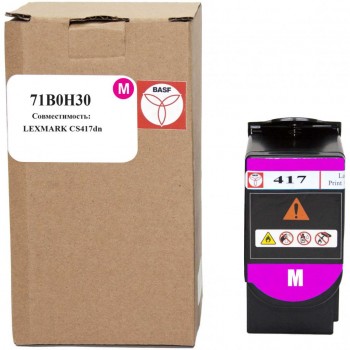Картридж Lexmark CS417dn 71B0H30 Magenta (BASF-KT-71B0H30) BASF