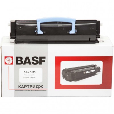 Картридж Lexmark X203/204 , X203A11G Black (BASF-KT-X203A11G) BASF