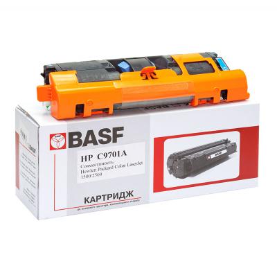 Картридж для HP CLJ 1500/2500 аналог C9701A Cyan (BC9701A) BASF