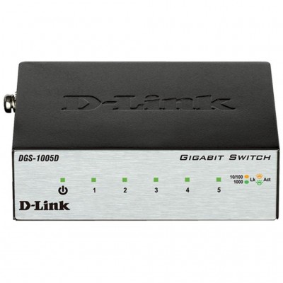 Комутатор  5Port D-Link DGS-1005D 5port Gigabit