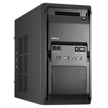 Корпус без БП CHIEFTEC LIBRA (LT-01B) Minitower, mATX, без БП, 2xAudio, 1xUSB 3.0, 2xUSB 2.0, сталь, чорний