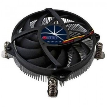 Кулер універсальний TITAN DC-155A915Z/RPW до Intel, алюміній, 90 mm, підшипник ковзання