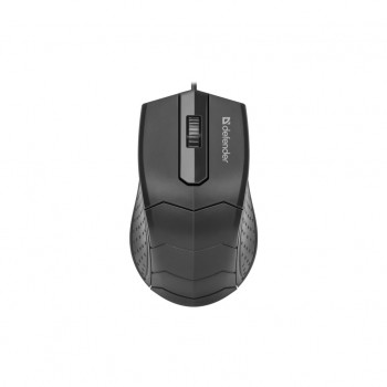 Миша DEFENDER Hit MB-530 черная, 3 кнопки, 1000DPI