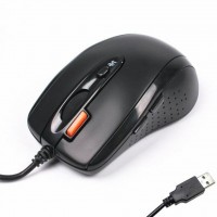 Миша USB A4 Tech N-70FX-1 чорна, оптична V-Track, 1600 dpi, USB, BOX