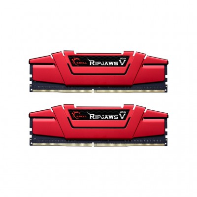 Пам'ять DDR4 32GB (2x16GB) 3000 MHz Ripjaws V Red G.Skill (F4-3000C16D-32GVRB)