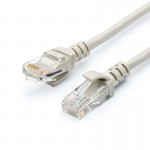 Патч-корд UTP 5e  0.5m Atcom Geplink Cat.5e, 26AWG, сірий (GL8050)