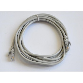 Патч-корд UTP 5e  3m  RJ-45 CCA Atcom (4718) сірий
